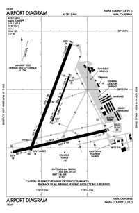 Napa County Airport (APC) Diagram