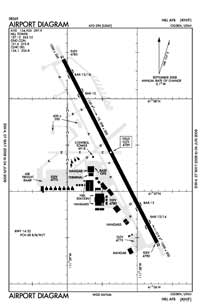 Hill AFB Airport (HIF) Diagram
