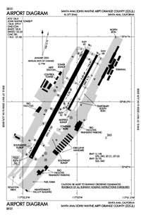 John Wayne/Orange County Airport (SNA) Diagram
