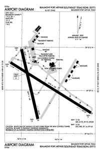 Jack Brooks Regional Airport (BPT) Diagram