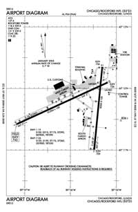 Chicago/Rockford International Airport (RFD) Diagram