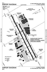 Brackett Field Airport (POC) Diagram