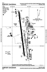 David Wayne Hooks Meml Airport (DWH) Diagram