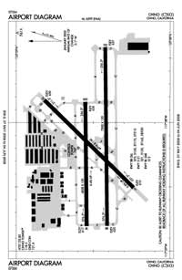 Chino Airport (CNO) Diagram