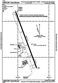 Northwest Florida Beaches International Airport (ECP) Diagram