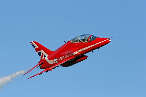 The Red Arrows RAF plane