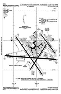 Baltimore/Washington International Thurgood Marshall Airport (BWI) Diagram