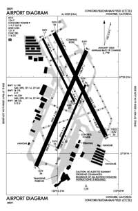 Buchanan Field Airport (CCR) Diagram