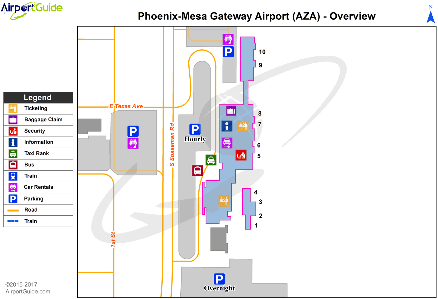 map mesa gateway airport        <h3 class=