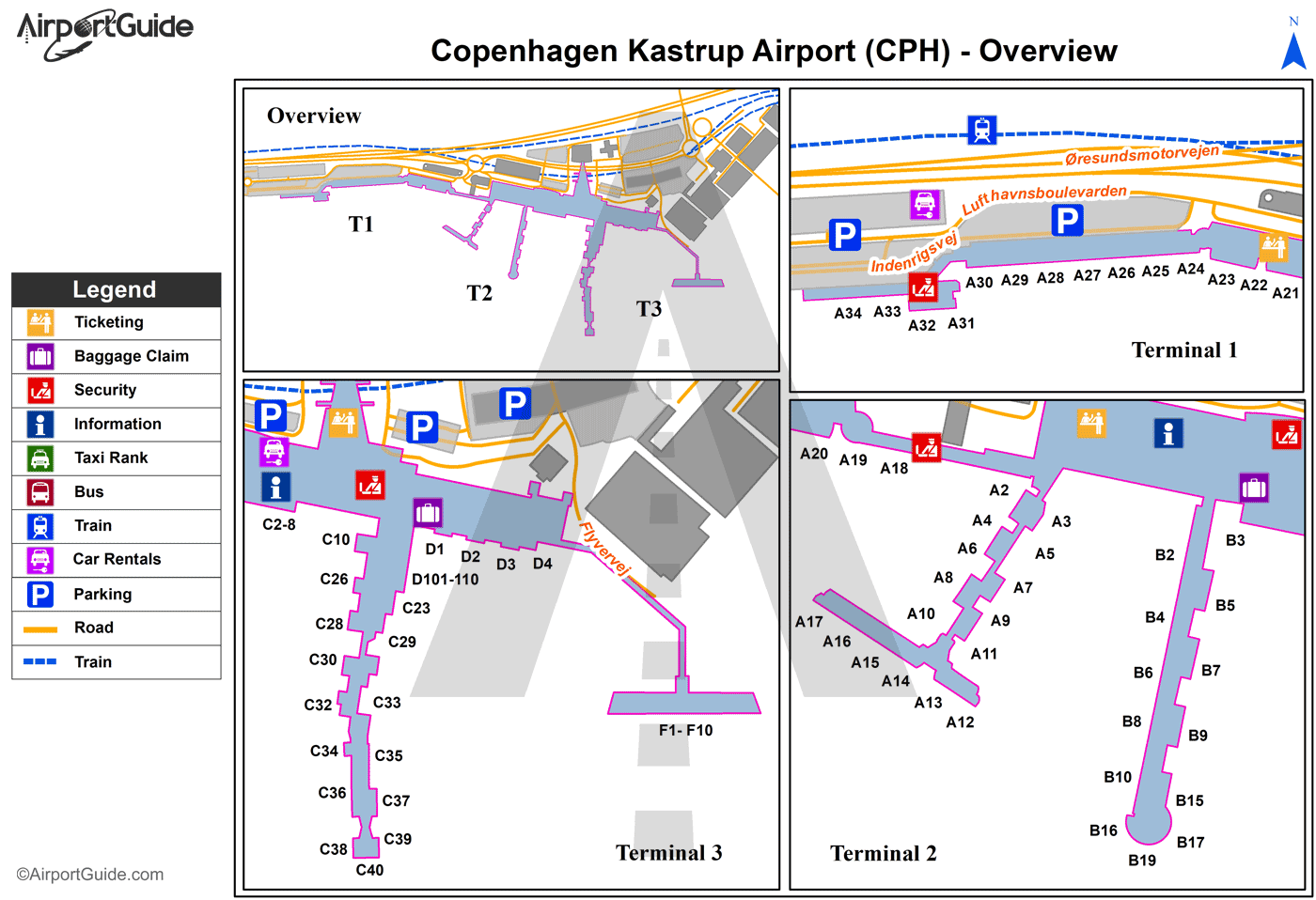 map copenhagen airport        <h3 class=