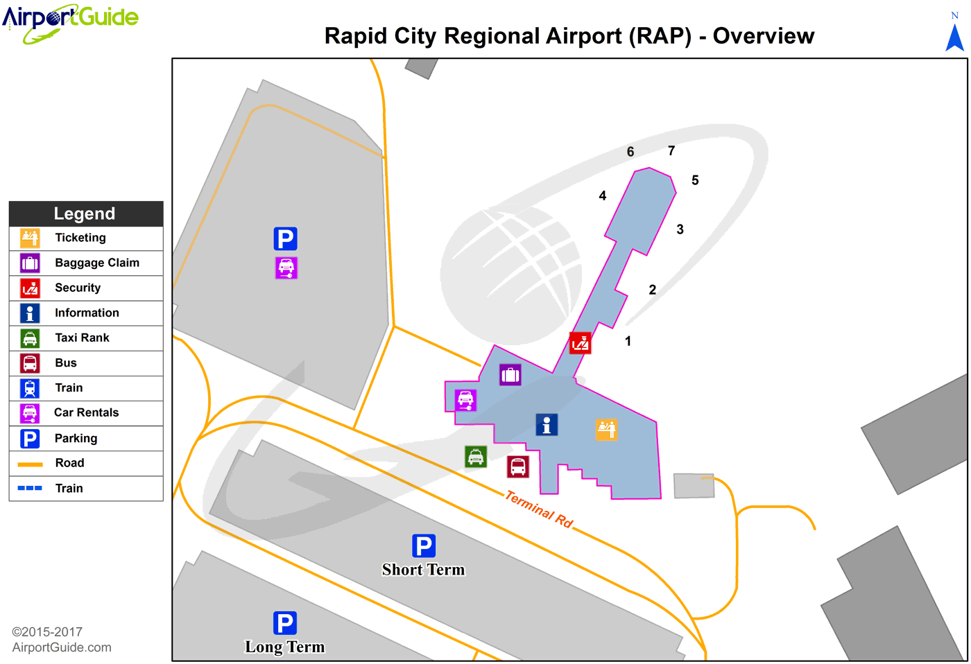parking rapid city airport